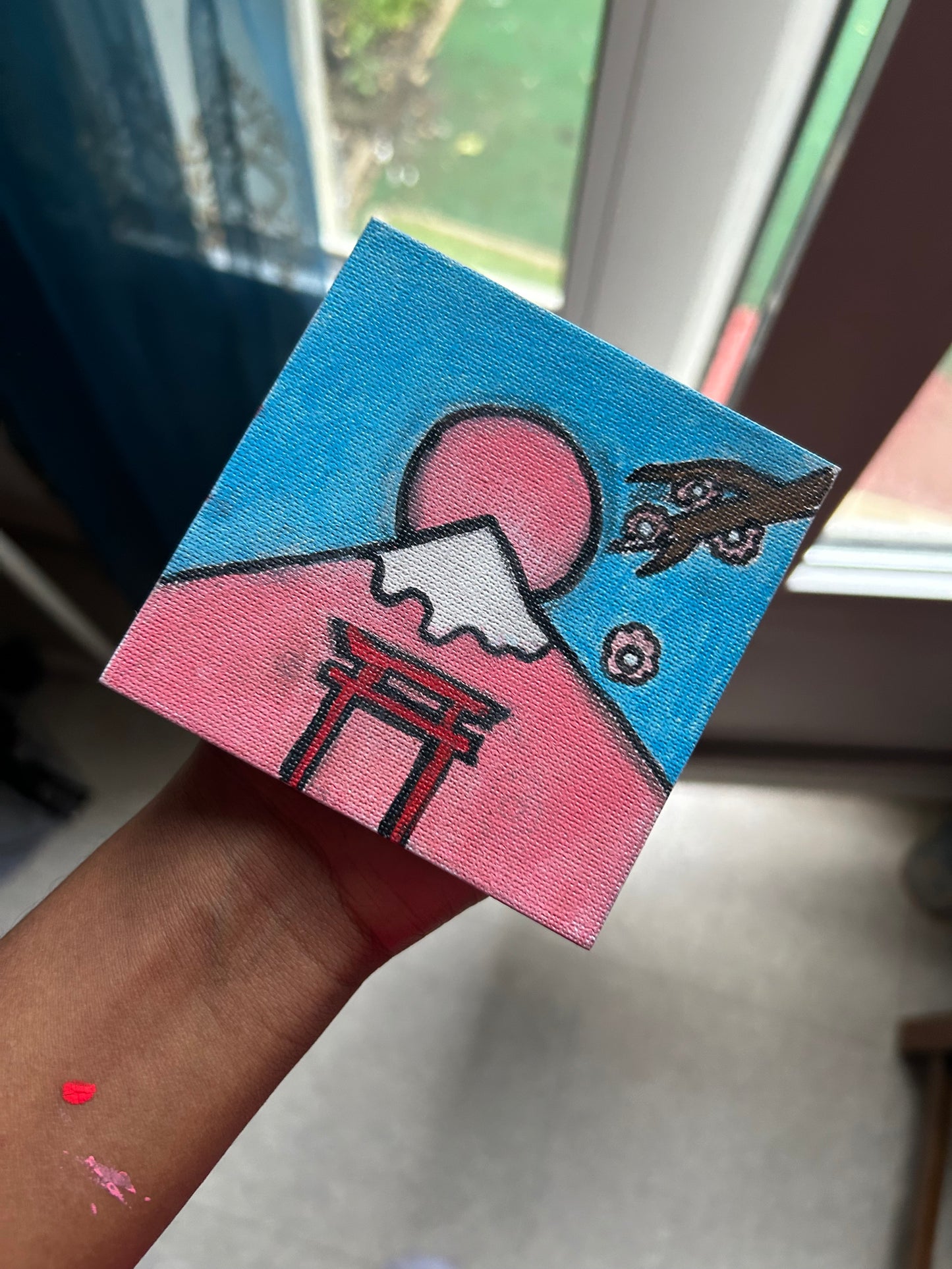 Aimant - tableau peinture Kawaï